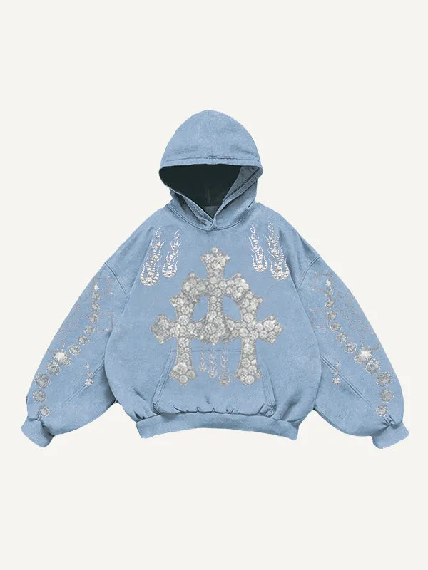 Fashion casual printed polyester sweater for women in pink, blue, black, and white sizes XS to 3XL