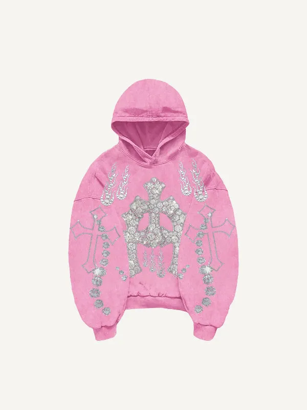Fashion casual printed polyester sweater for women in pink, blue, black, and white sizes XS to 3XL