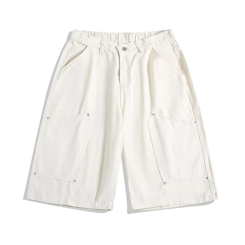 Women's wide-leg cropped pants in micro-elastic fabric showing apricot, red, and army green colour options