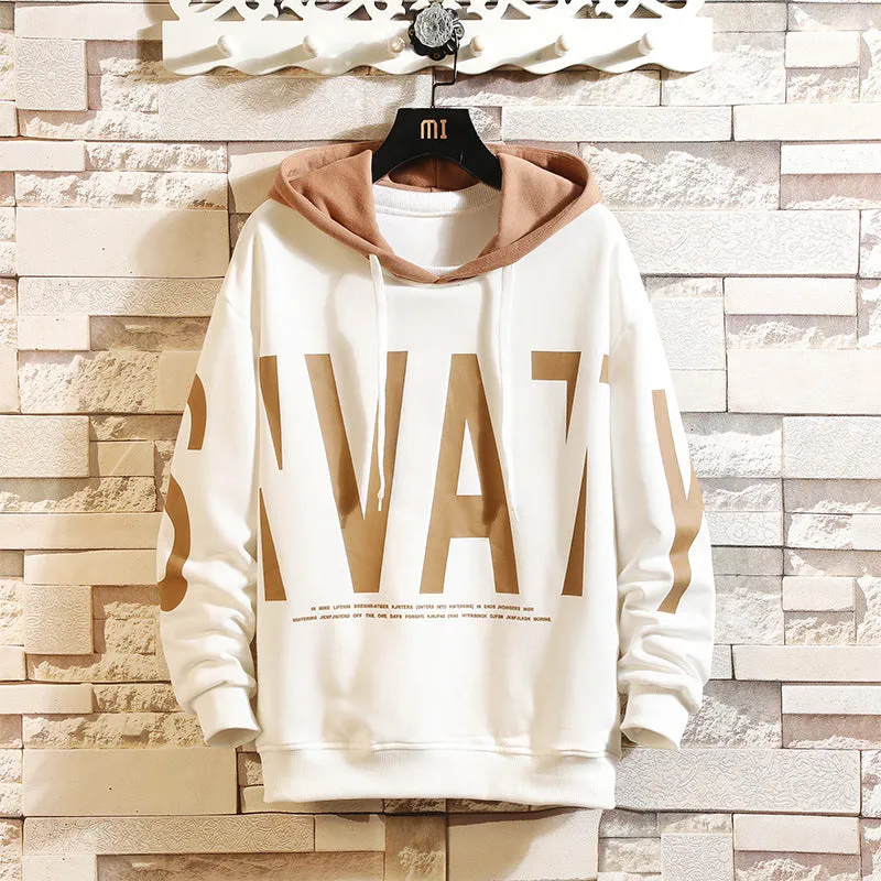 Japanese youth loose top in polyester fiber, oversized cut, black colour, front view