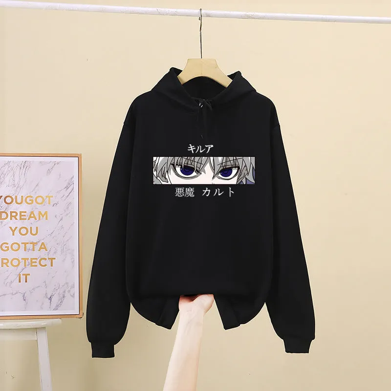 Loose hoodie for women in milk silk fabric, available in black, grey, pink, yellow, sizes S-XXXL