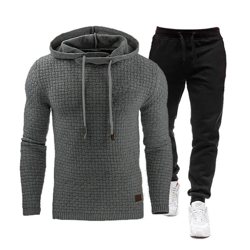 Korean fashion autumn winter casual coat and trousers set in army green, long sleeves, chemical fibre blend