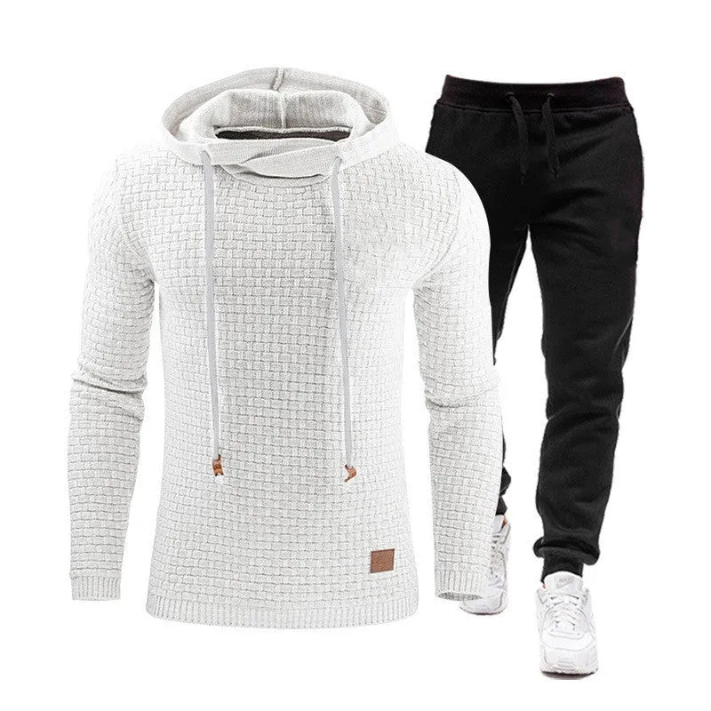 Korean fashion autumn winter casual coat and trousers set in army green, long sleeves, chemical fibre blend