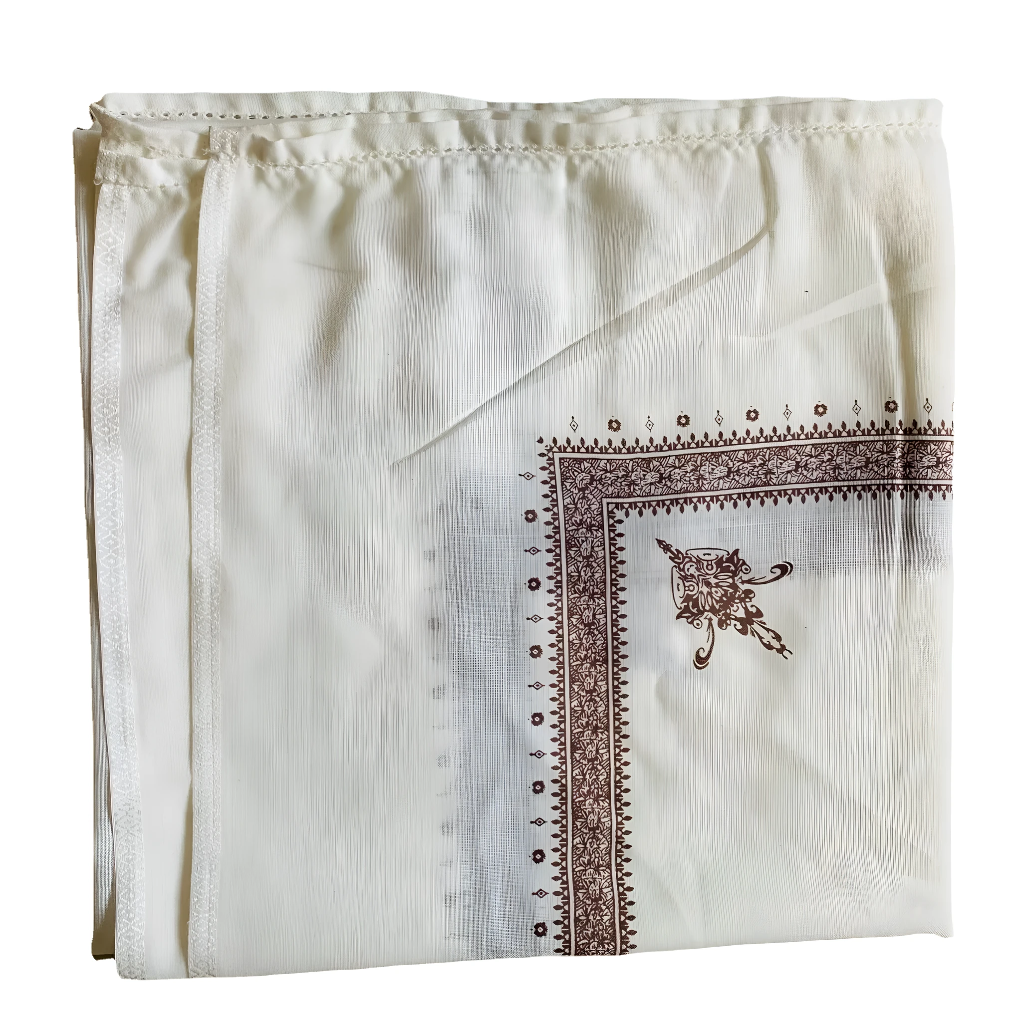 Printed square polyester scarf in six colour options measuring 138cm x 138cm