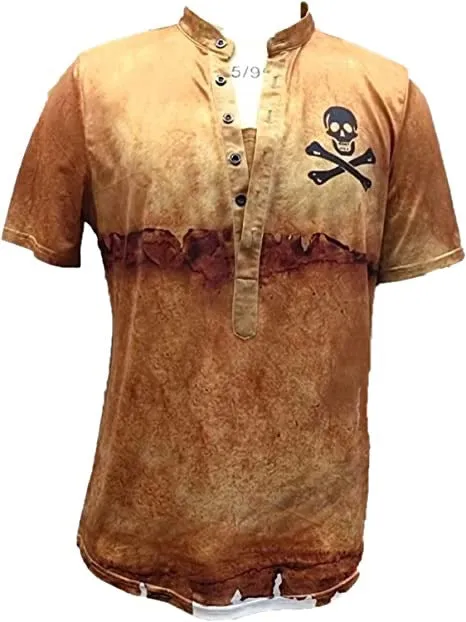 Men's casual round neck long sleeve printed t-shirt in 90% polyester fibre, size S to 4XL