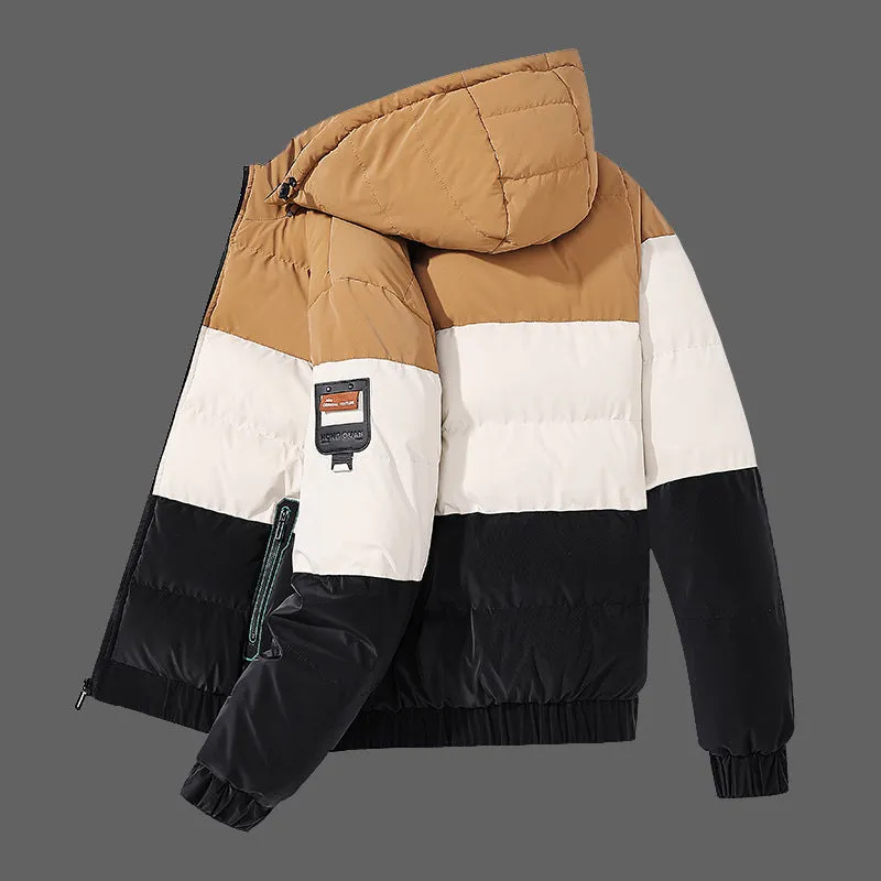 Casual polyester corduroy jacket for teenagers and adults, six colours, sizes L to 4XL, double-sided wear resistance