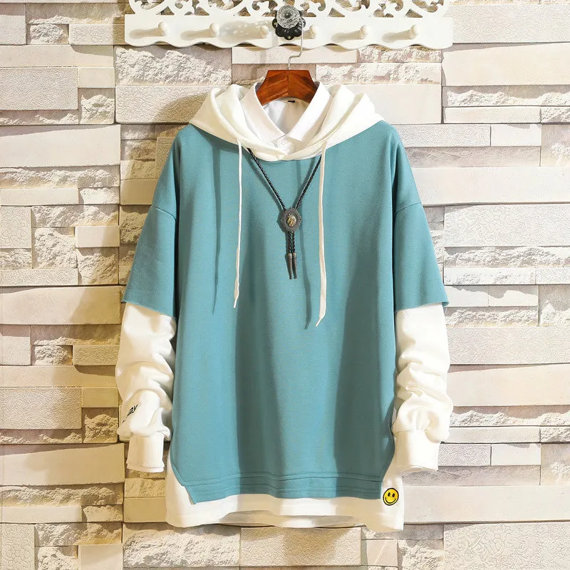 Casual hoodie sport coat in cotton blend 52% cotton, matching colours leisure wear, available in various sizes