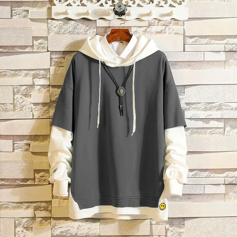 Casual hoodie sport coat in cotton blend 52% cotton, matching colours leisure wear, available in various sizes
