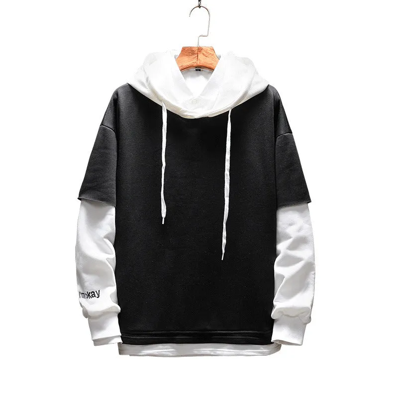 Casual hoodie sport coat in cotton blend 52% cotton, matching colours leisure wear, available in various sizes