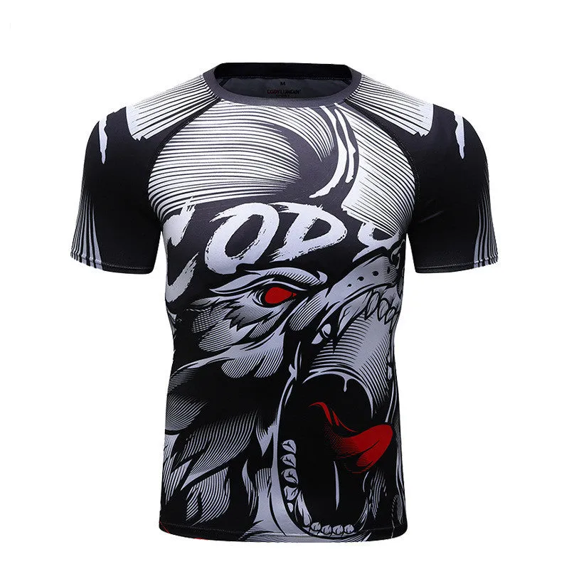 New Style Gym Clothes Men's Short-sleeved Sportswear for Running Fitness Bodybuilding Cycling Hiking and Sports Trends in Multiple Colours and Styles Sizes M to XXL Asian Fit
