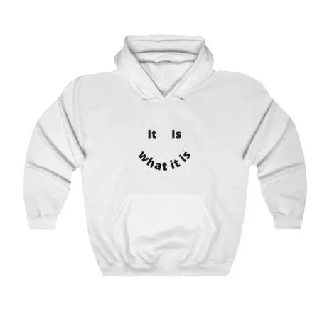 Fleece-lined hoodie sweater with smiley face print, regular fit, long sleeves, polyester fabric, available in black and pink
