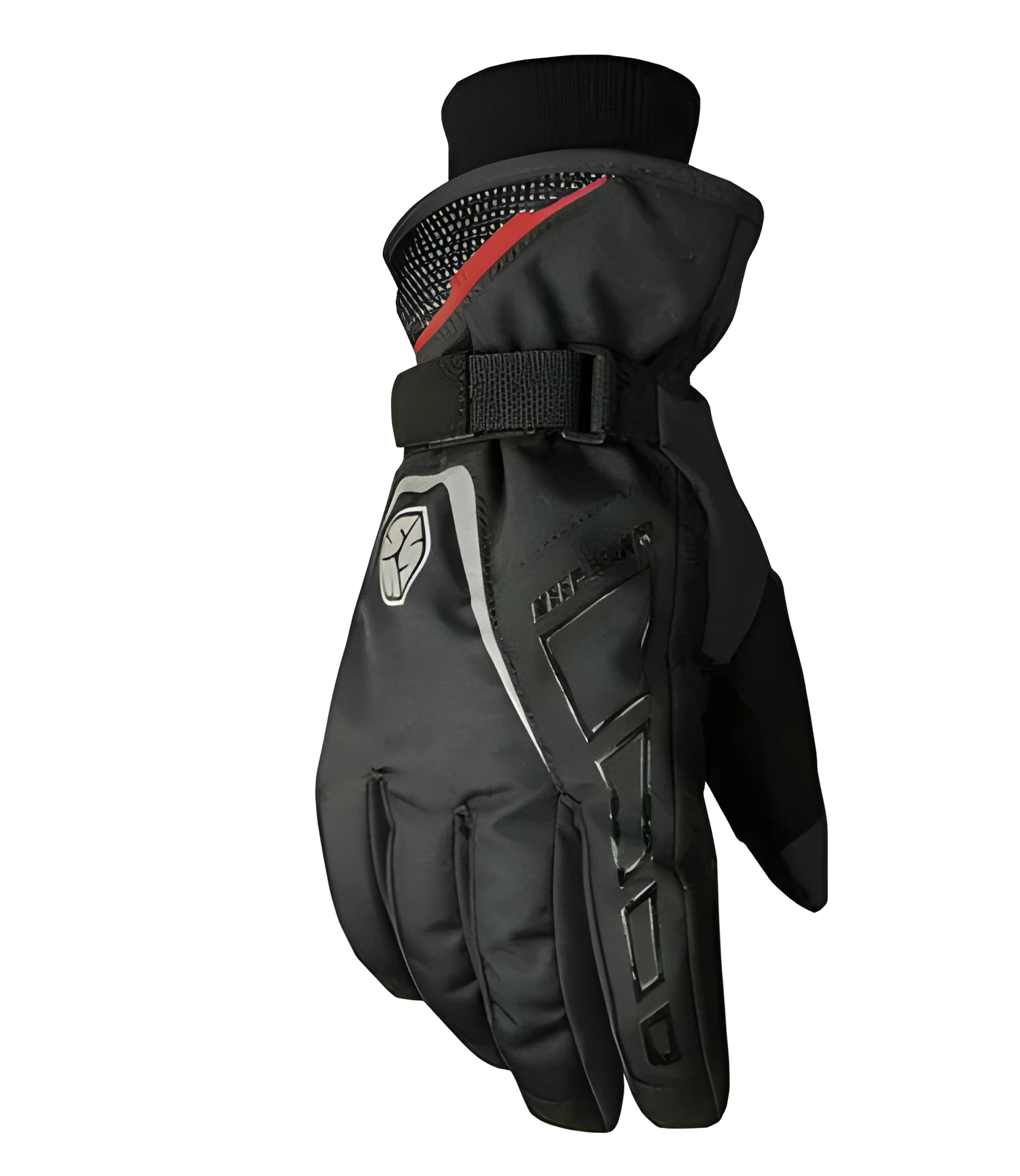 Scoyco Sai Feather MC21 waterproof cold-proof motorcycle gloves in red on display