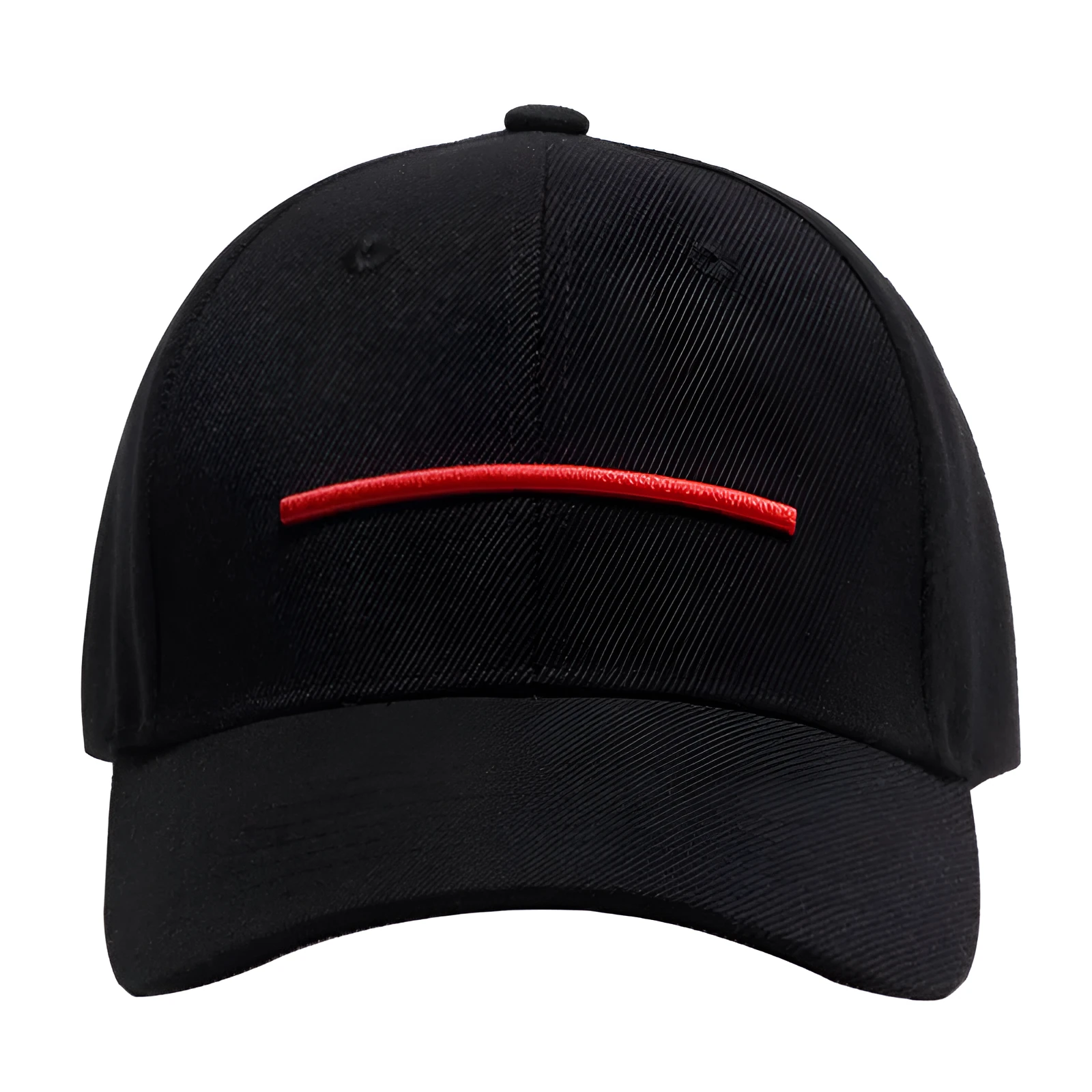 Black women's casual hat with adjustable fit, wool-like fabric, 13cm crown, and 7.5cm brim.