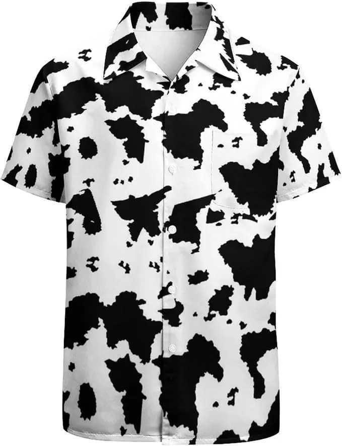 Men's camouflage pattern short sleeve shirt in slim fit, shown in one of seven available colours.