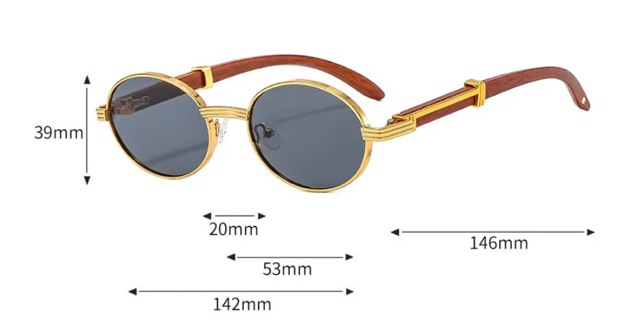 UV protection sun glasses with plastic frame in gold and gray lens for outdoor use