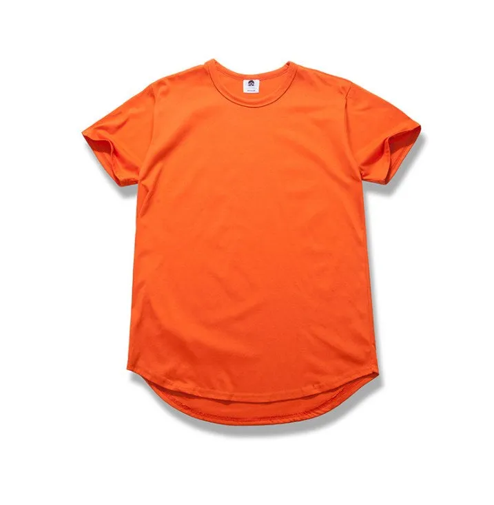 Men's oversized hip hop T-shirt in streetwear style, cotton blend, available in multiple colours