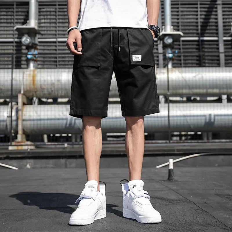 Casual loose tooling shorts for men in 97% cotton, available in multiple colours and sizes L to 7XL