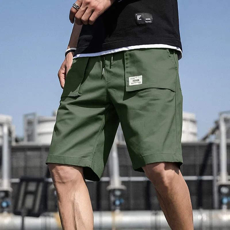Casual loose tooling shorts for men in 97% cotton, available in multiple colours and sizes L to 7XL