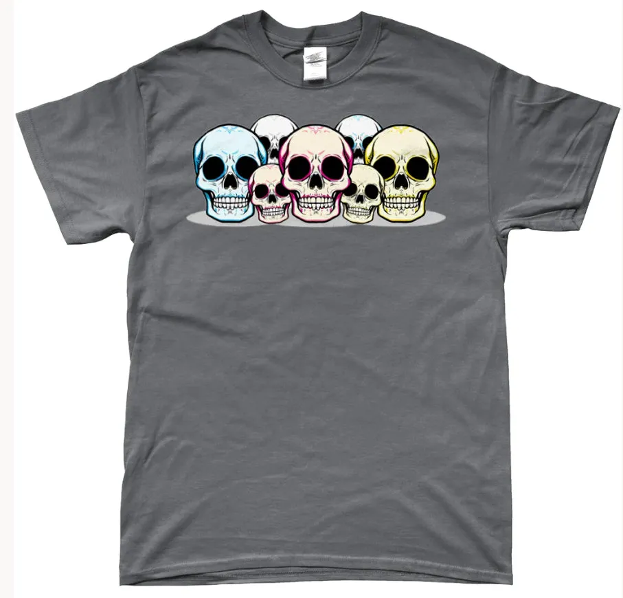 SkullHigh Heavy Cotton T-Shirt short sleeve tee in black casual fit