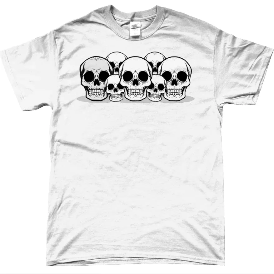 SkullHigh Heavy Cotton T-Shirt short sleeve tee in black casual fit