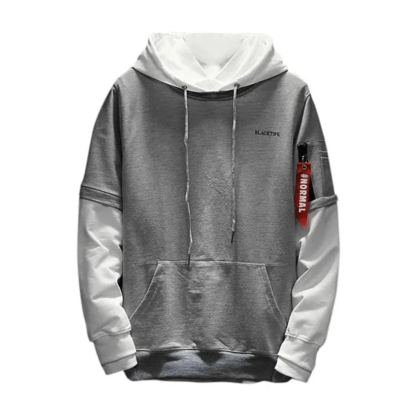 Cotton sweatshirt in black with crew neck and long sleeves, available in sizes M to 5XL