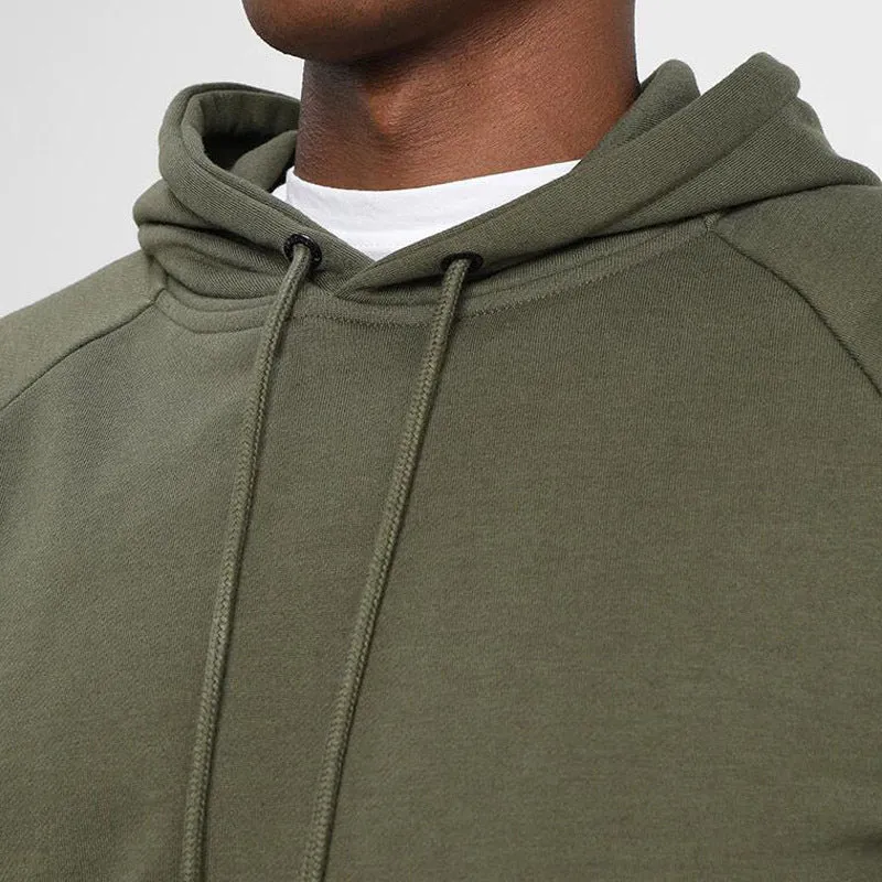 Mens long sleeve pleated stripes hoodie with lapel collar, black, worn casually