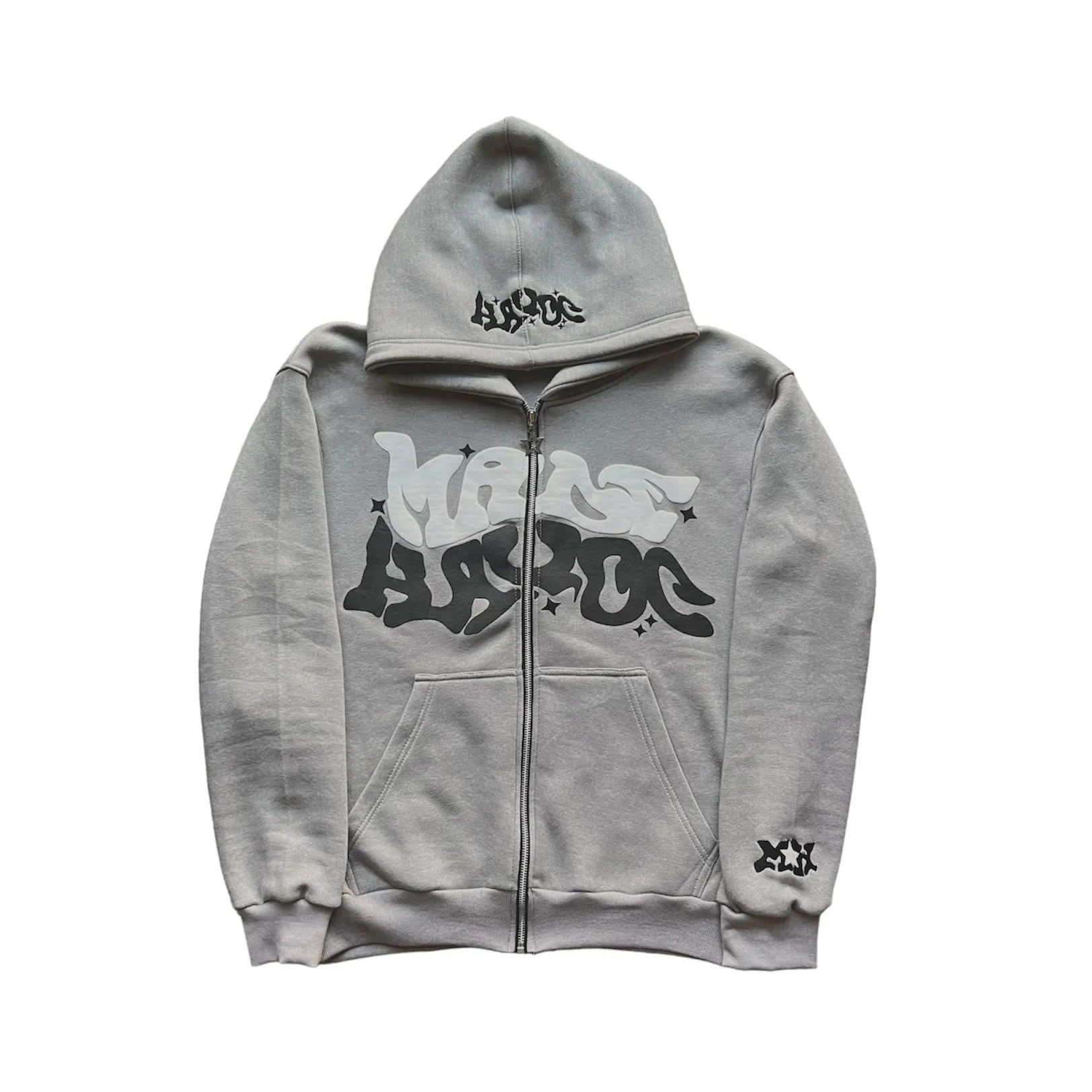 Cartoon Camouflage Printing Stitching Cardigan Zipper Hoodie Teenagers Casual Sweatshirt for Women Long Sleeve Pullover Hip Hop Style Street Fashion Polyester Hemp Blend Fabric Loose Fit Size S-5XL