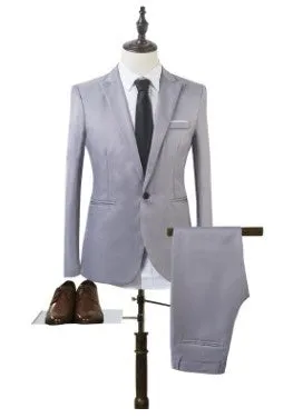 Latest wedding tuxedo for men two-piece suit set in Black including jacket and trousers