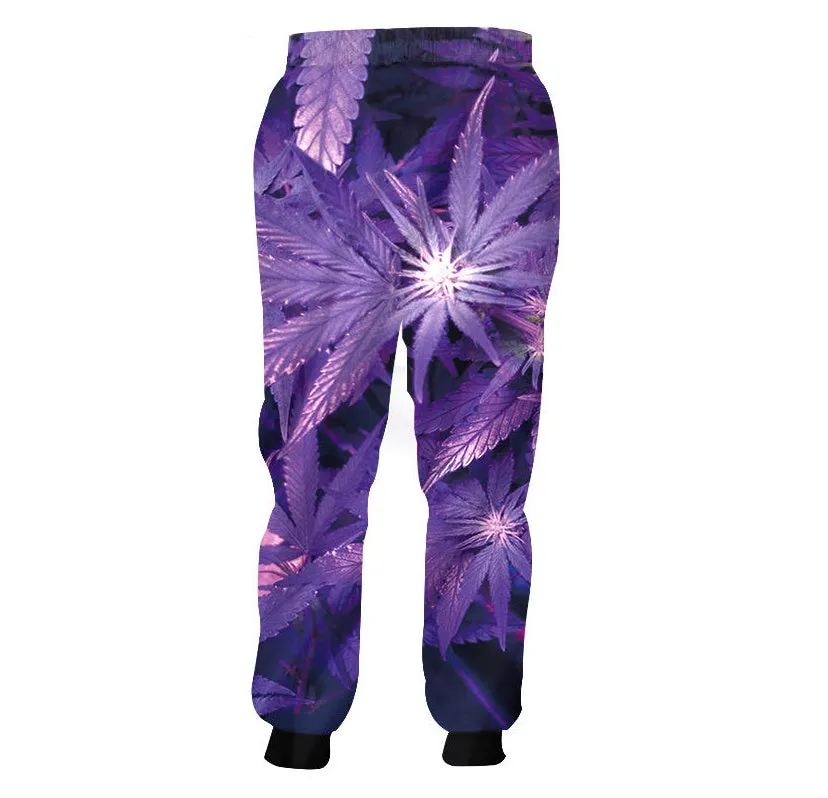 Men's loose fit joggers in cotton-spandex broadcloth with elastic waist and side pockets