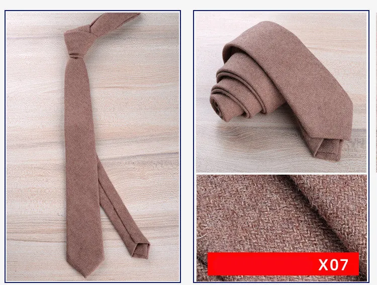 Wool tie for men formal wear England jacquard arrow style 145cm length