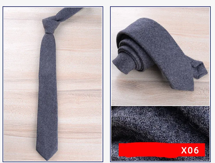 Wool tie for men formal wear England jacquard arrow style 145cm length
