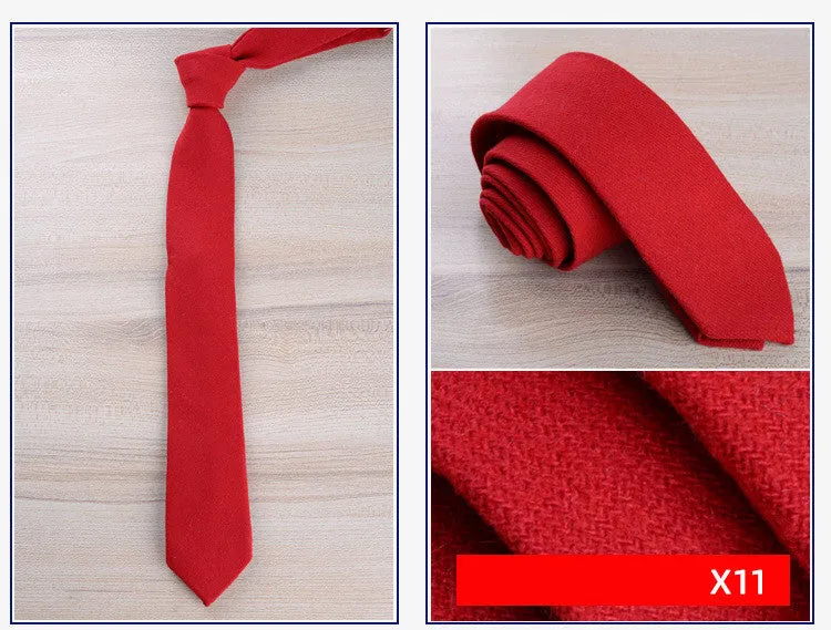 Wool tie for men formal wear England jacquard arrow style 145cm length