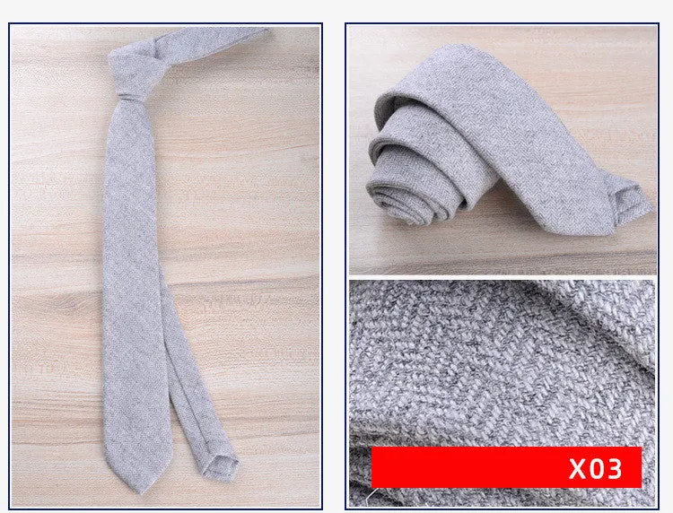 Wool tie for men formal wear England jacquard arrow style 145cm length