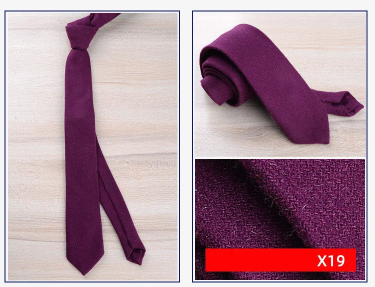 Wool tie for men formal wear England jacquard arrow style 145cm length