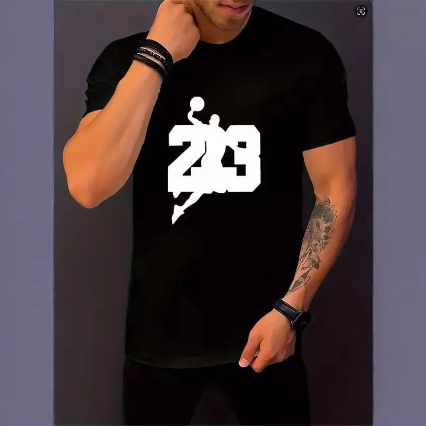 Cotton retro short sleeve t-shirt for men youth group work clothes black art sculpture design front view