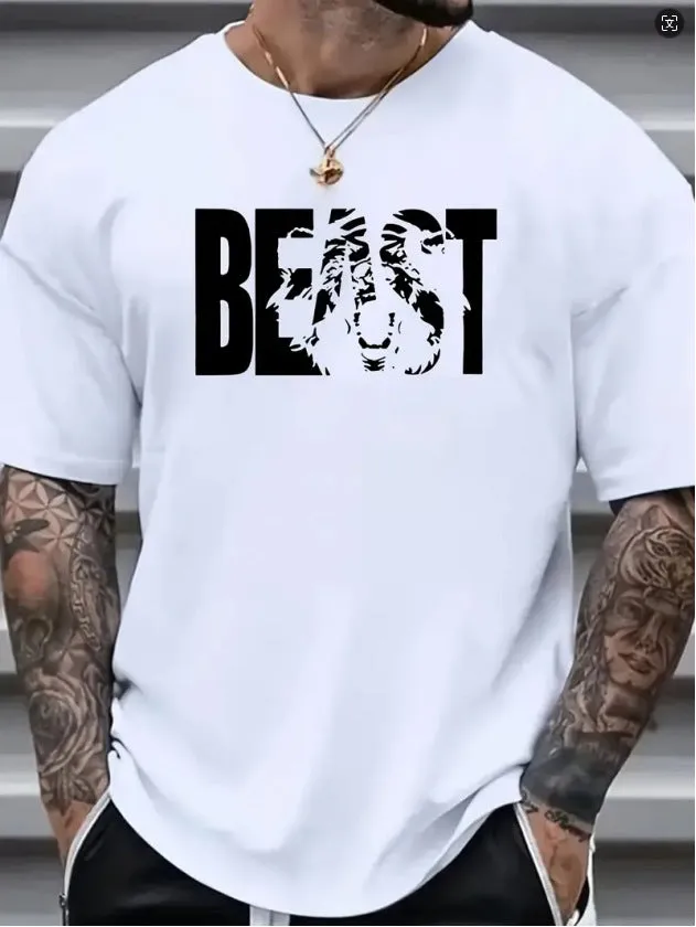 Cotton retro short sleeve t-shirt for men youth group work clothes black art sculpture design front view