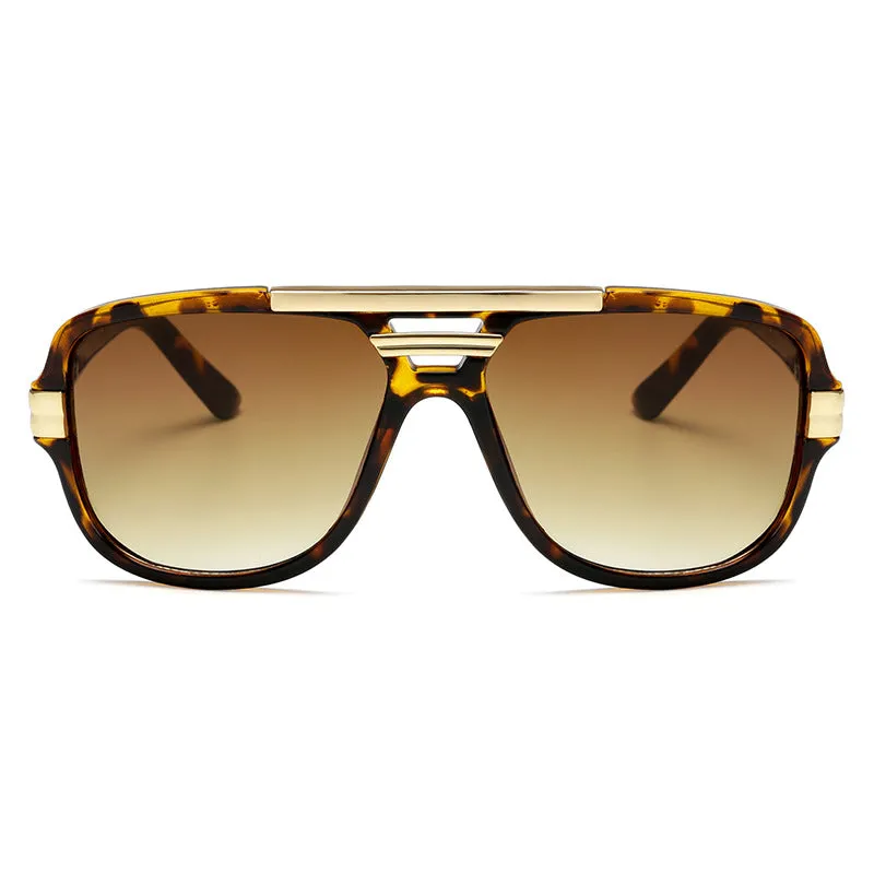 Unisex PC decorative optical glasses model 76278C in black frame and douhua frame colours