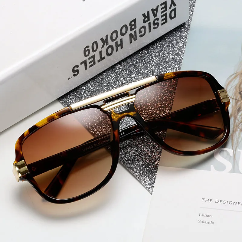 Unisex PC decorative optical glasses model 76278C in black frame and douhua frame colours