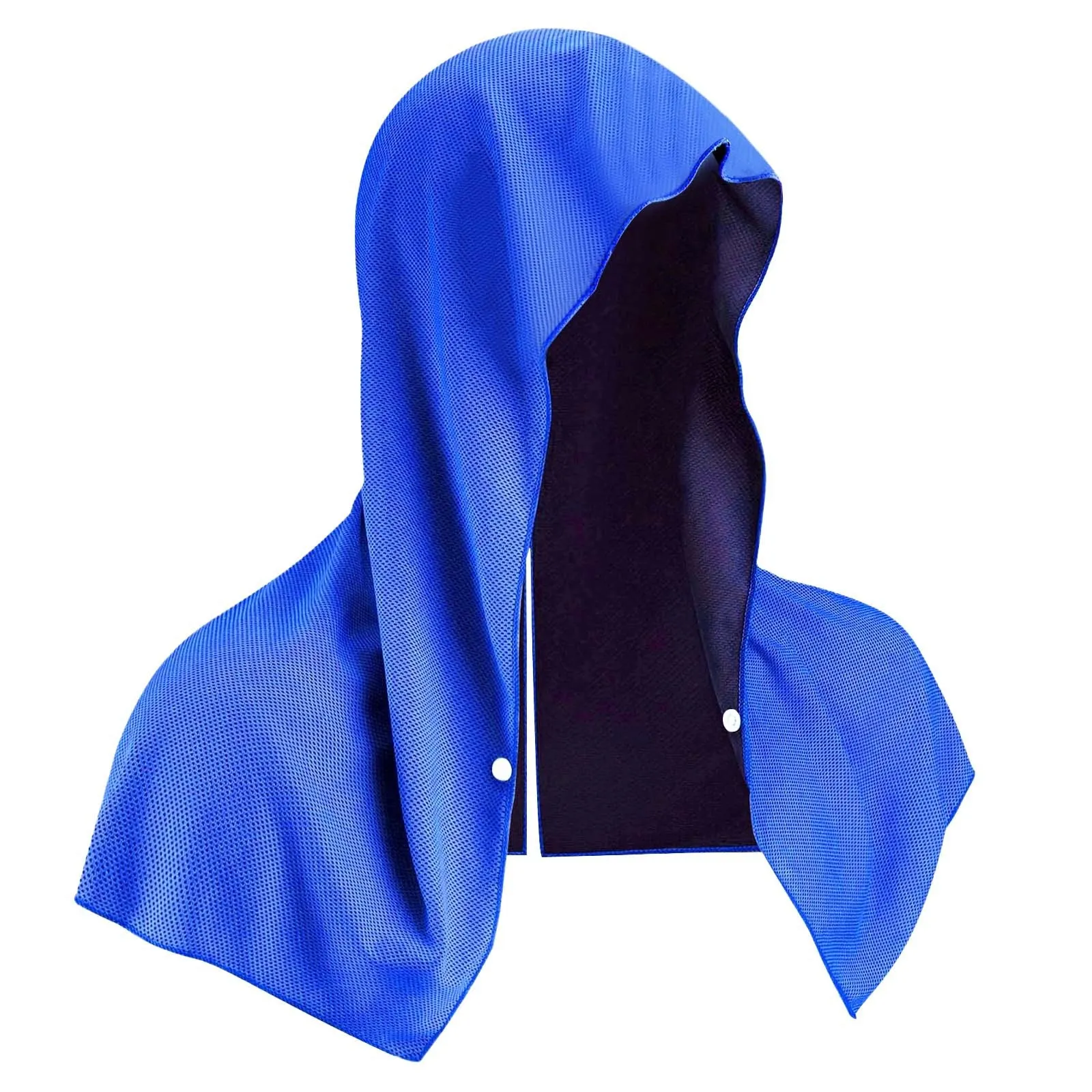 Polyester sports cool headscarf in eight colours for sun protection, 60x30cm size