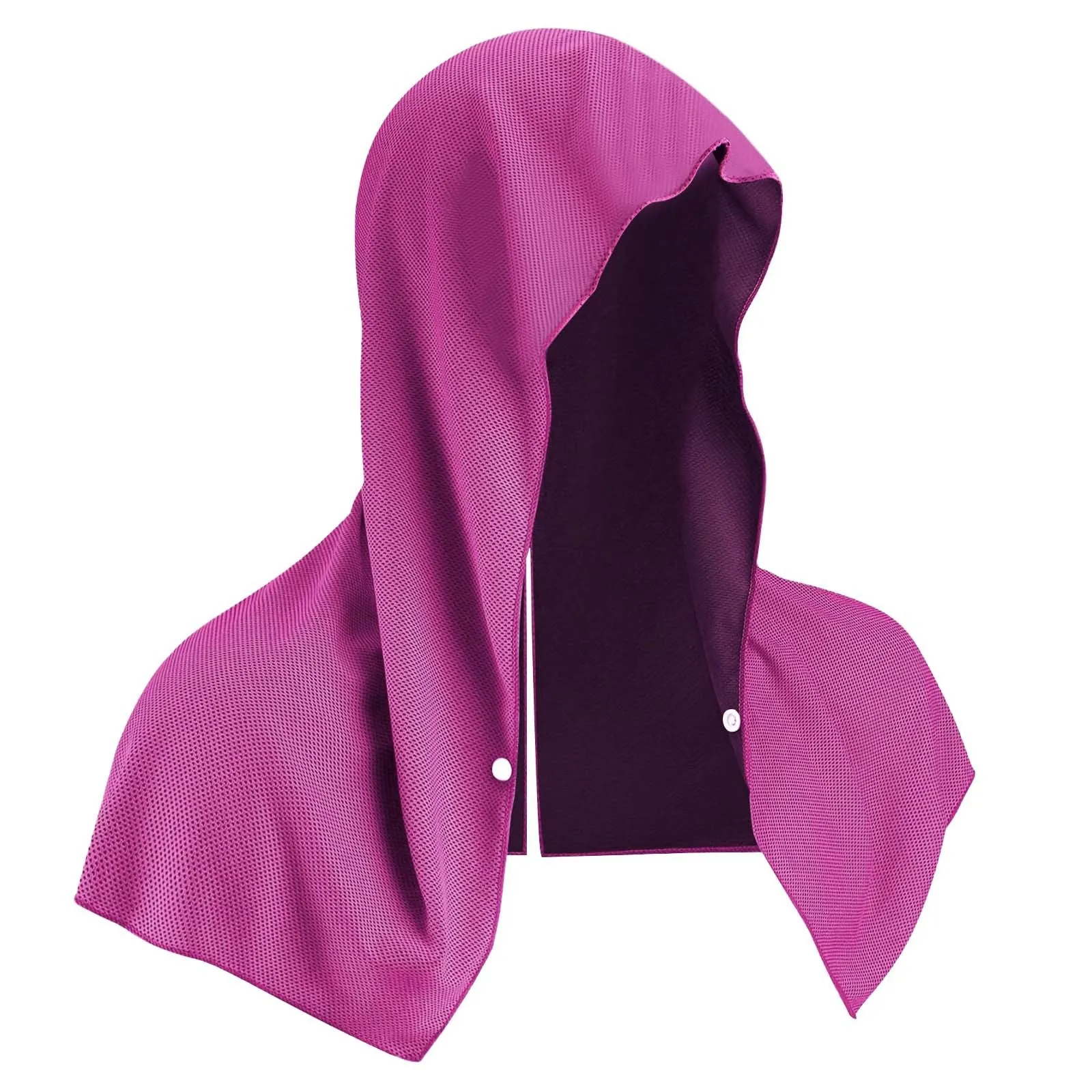 Polyester sports cool headscarf in eight colours for sun protection, 60x30cm size