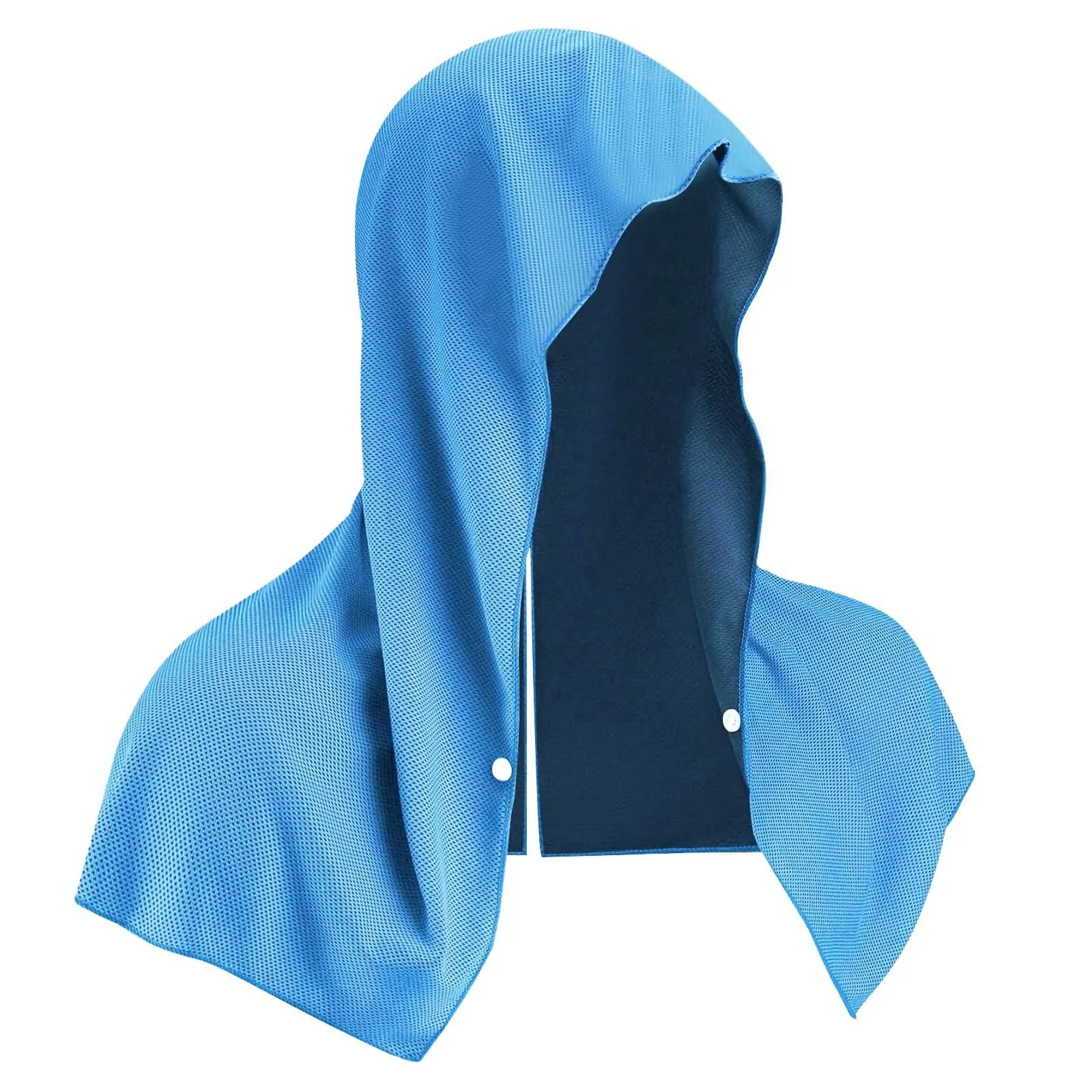 Polyester sports cool headscarf in eight colours for sun protection, 60x30cm size