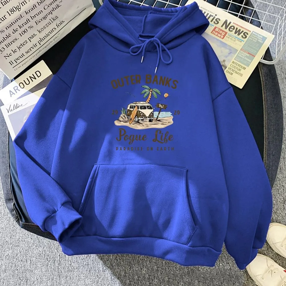 Bund Exploration hooded hoodie pullover with letter pattern for men and women, polyester fabric, long sleeves, available in multiple colours and sizes