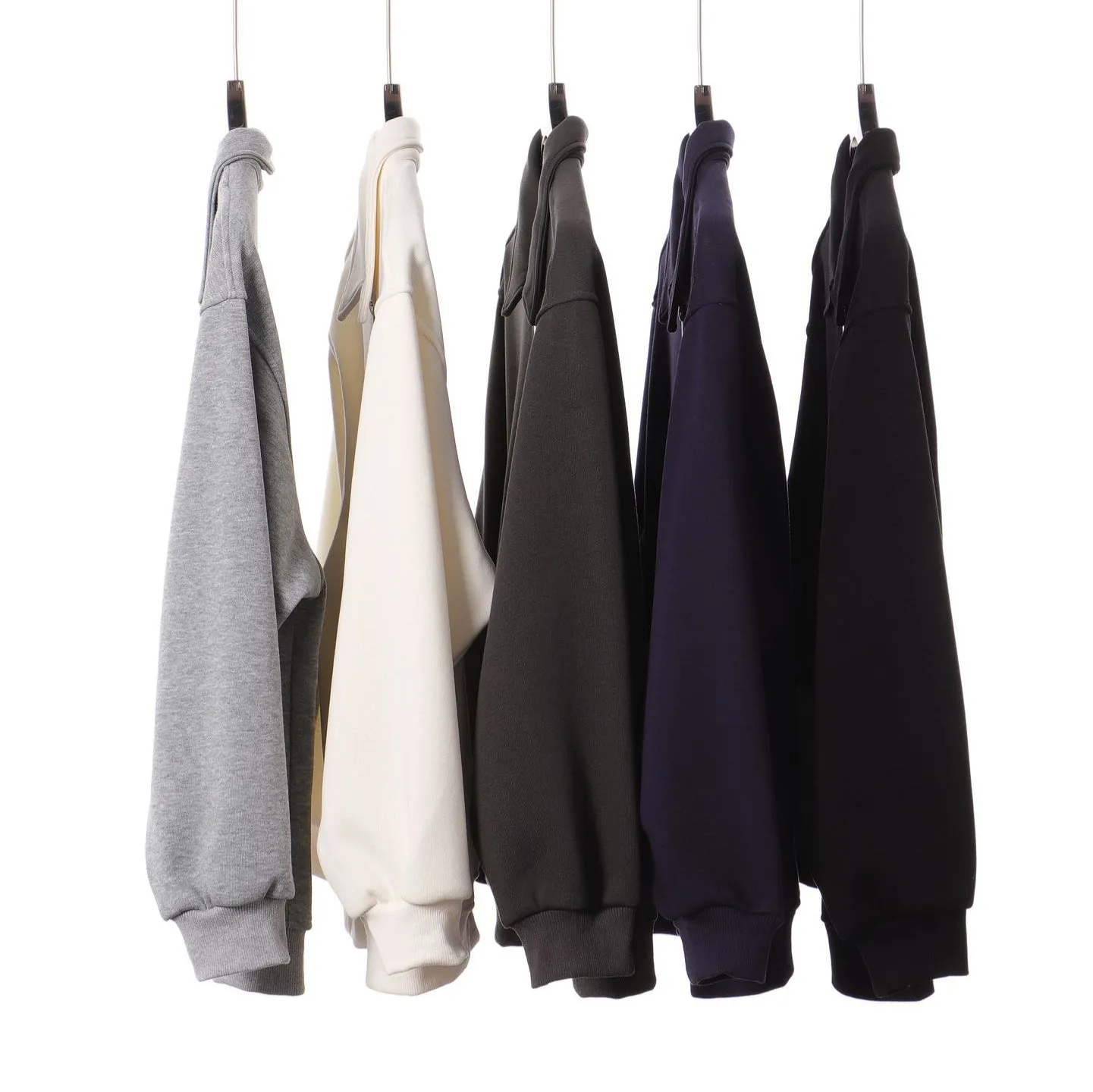 Japanese retro heavyweight 420g silver fox fleece zip-up jacket in heather gray, loose fit with lapel collar