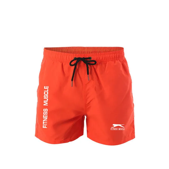 Men's sexy swimsuit shorts in orange, swimwear briefs, available in multiple sizes