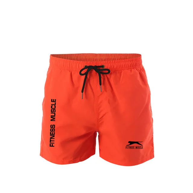 Men's sexy swimsuit shorts in orange, swimwear briefs, available in multiple sizes