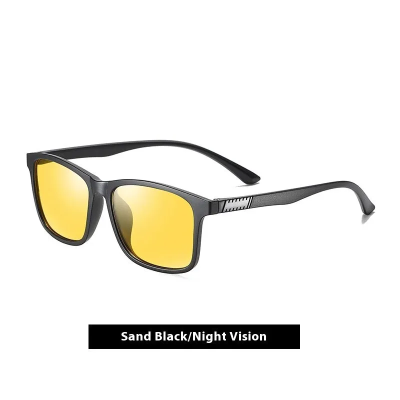 Men's polarised sunglasses with 54mm lens width in multiple colour options