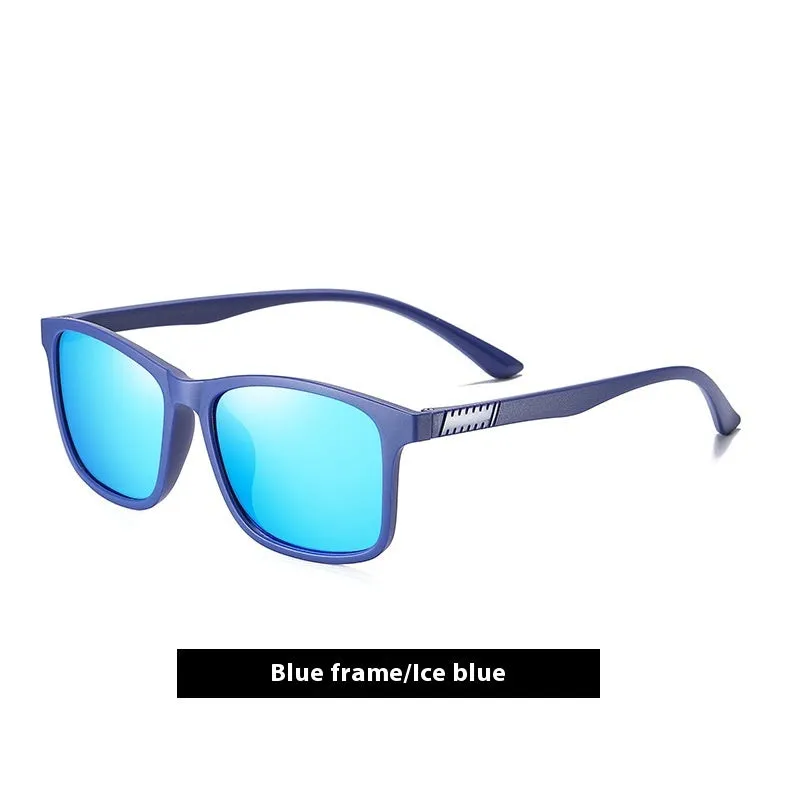 Men's polarised sunglasses with 54mm lens width in multiple colour options