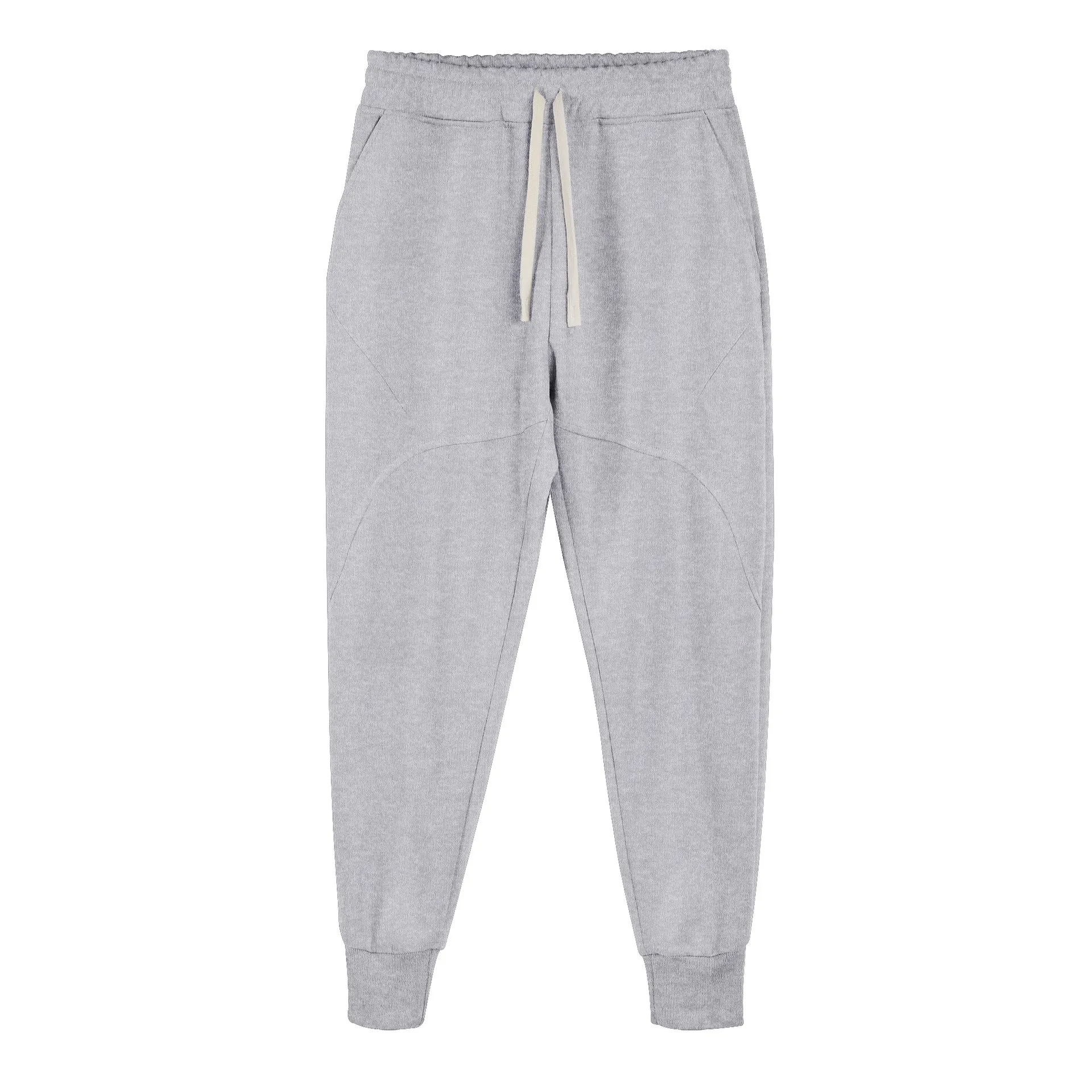 Men's casual trousers with ankle drawstring in polyester cotton fabric available in five colours