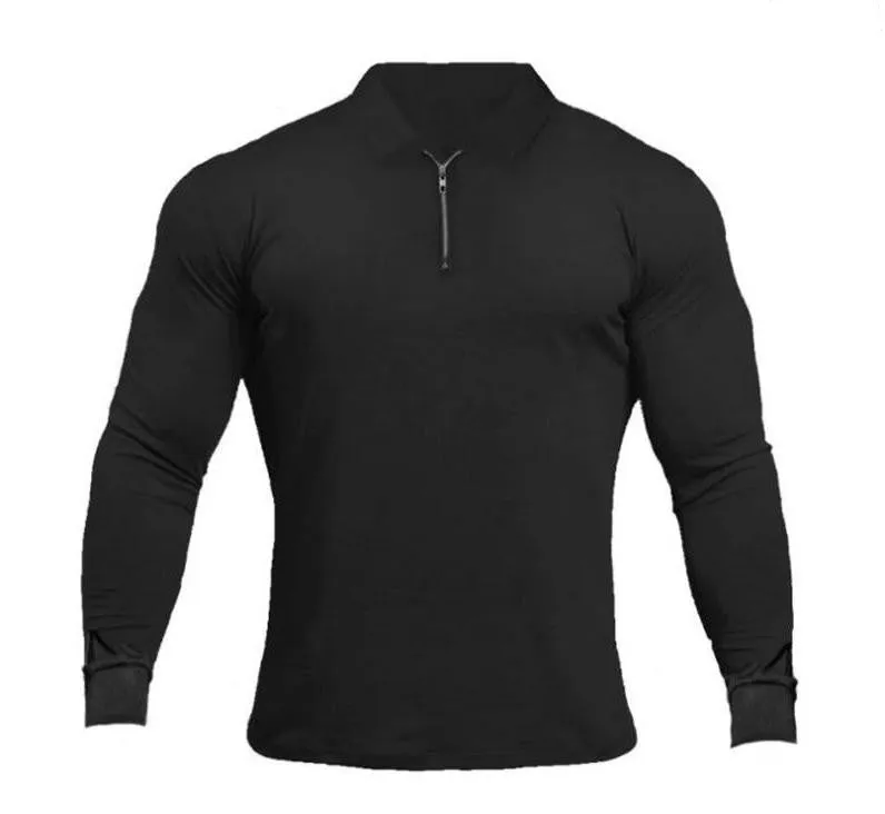 Men's long sleeve slim fit polo shirt with splash ink design in wine red, Lycra fabric