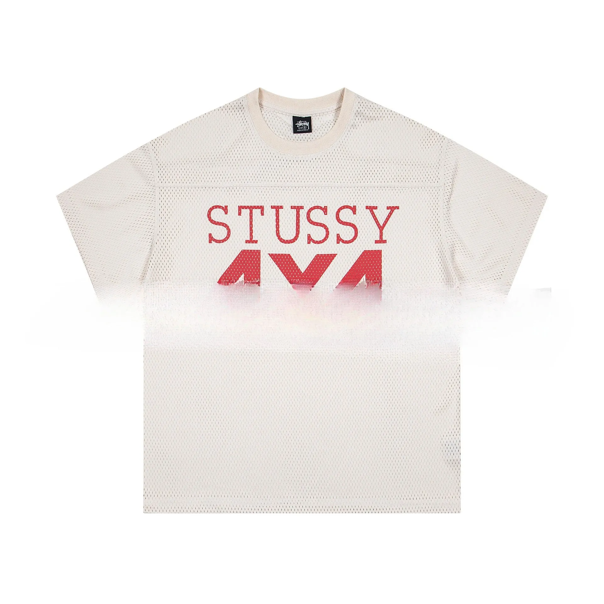 Cotton letter print loose fit short sleeve t-shirt in black pullover style for casual wear
